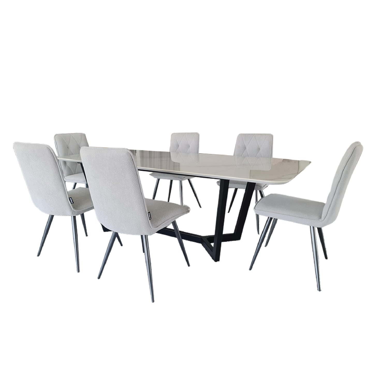 1+6 Ceramic Top Dining Set